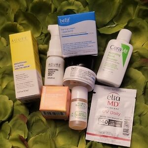 SALE Skincare Sample Lot Acure Belif Ole Henriksen Mario Badescu Cerave NEW